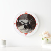 Horloge de Noël Scottish Terrier (Maison)