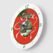 Horloge de Noël Scottish Terrier (Angle)