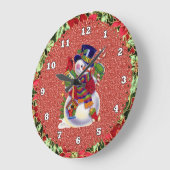 Horloge de Noël Snowman (Angle)