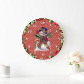 Horloge de Noël Snowman (Maison)