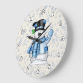 Horloge de Noël Snowman (Angle)
