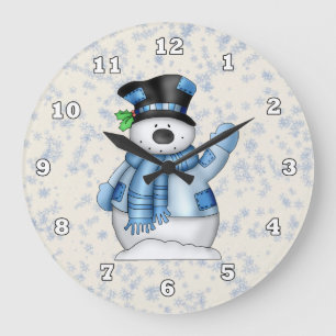 Horloge de Noël Snowman
