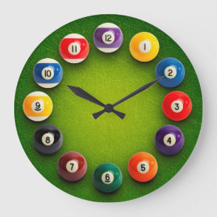 Horloge de nouveauté de billard de billards