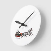 Horloge de nuit Currier et Ives (Angle)