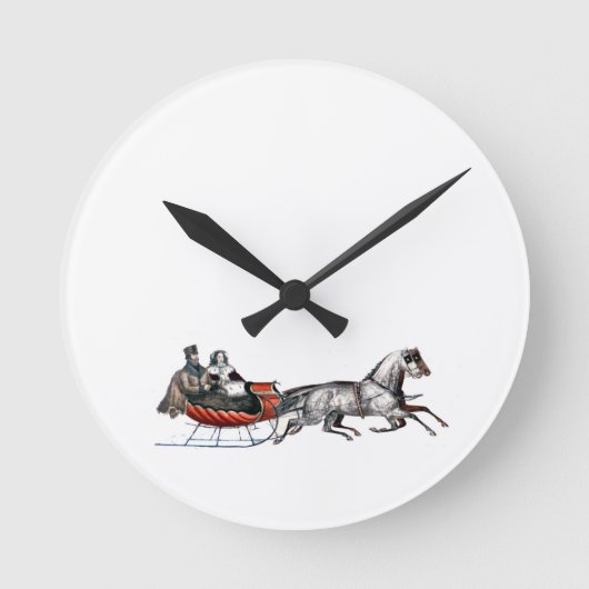 Horloge de nuit Currier et Ives (Recto)