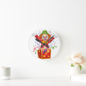 horloge de paroi avec clown (Maison)