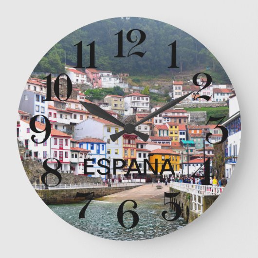 horloge de paroi de Cudillero dans Asturies, (Recto)