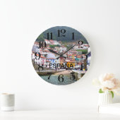 horloge de paroi de Cudillero dans Asturies, (Maison)