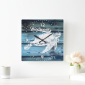 Horloge de paroi Nicaragua, Tortue (Maison)