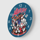 Horloge de paroi très amusante (Angle)