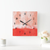 Horloge de peinture roulée par rouge (Maison)