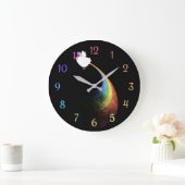 Horloge de pets de poulet d'arc-en-ciel (Maison)