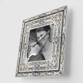 horloge de photo de mémoire de mariage (Angle)