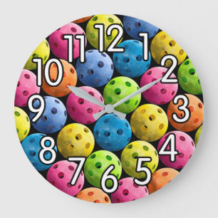 Horloge de Pickleball Multicolor Cool