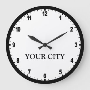 Horloge de pièce de nouvelles