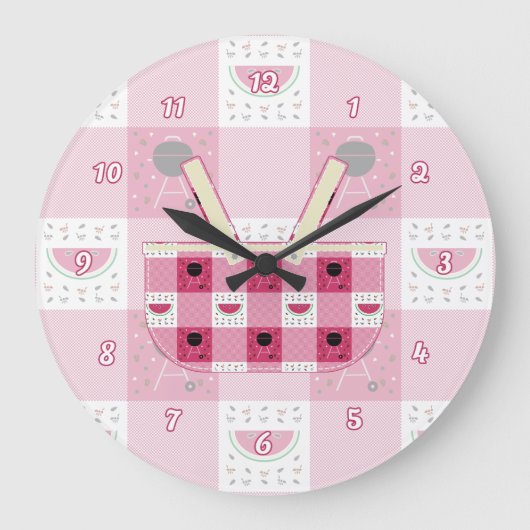 Horloge de pique-nique d'été (Recto)