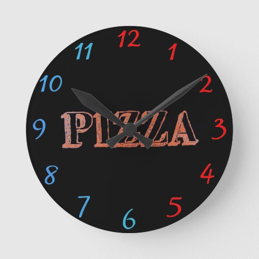 Horloge de pizza (Recto)
