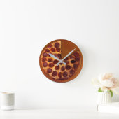 Horloge de pizza (Maison)