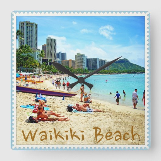 Horloge de plage de Waikiki (Recto)