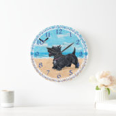 Horloge de plage écossaise customisée Terrier (Maison)