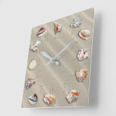 HORLOGE DE PLAGE TROPICAL. LES BALEINES SUR UNE PL (Angle)