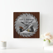 Horloge de planeur de lame scie sur mesure (Maison)