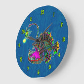 Horloge de poisson à la ligne (Angle)