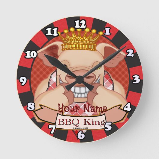 Horloge de porc barbecue King (Recto)