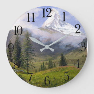 Horloge de prairie des Alpes suisses Matterhorn Mo