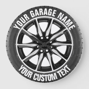 Horloge de propriétaire de réparation de garage 