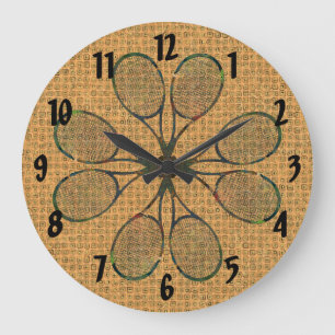 Horloge de RAQUETTES de TENNIS