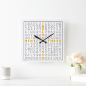 Horloge de recherche Word avec puzzle téléchargeab (Maison)