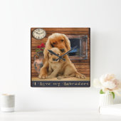 Horloge de récupération Labrador (Maison)