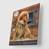 Horloge de récupération Labrador (Angle)