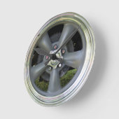 Horloge de roue à cinq rayons de finition satinée (Angle)