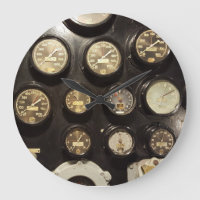 Horloge de salle des machines de marine