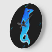 horloge de sirène bleue (Angle)