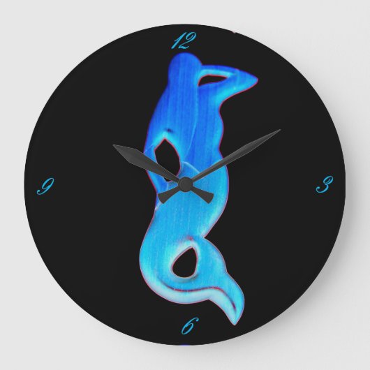 horloge de sirène bleue (Recto)