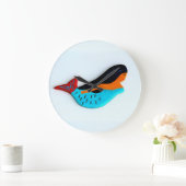 horloge de sirop bleu (Maison)