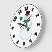 Horloge de Snowman (Angle)