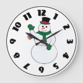 Horloge de Snowman (Recto)