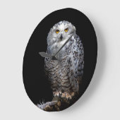 Horloge de Snowy Owl (Angle)