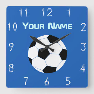 Horloge de soccer : Navy Soccer