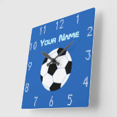 Horloge de soccer : Navy Soccer (Angle)