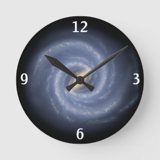 Horloge de spirale de manière laiteuse