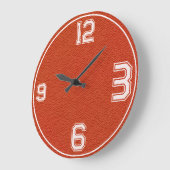 Horloge de sport texturée de basketball (Angle)