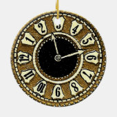 Horloge de style antique Heure de visage Ornement  (Dos)