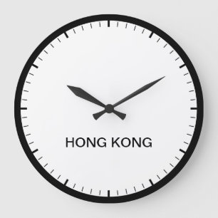 Horloge de style de salle de presse du fuseau hora