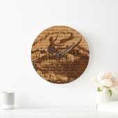 Horloge de surf Hawaii Cutback Faux Wood (Maison)