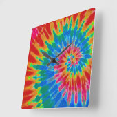 Horloge de teinture à tourbe rouge et bleu (Angle)